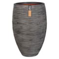 Pikkukuva 2 / 11: Capi Vaasinmuotoinen kukkaruukku Nature Rib Deluxe 45x72cm antrasiitti