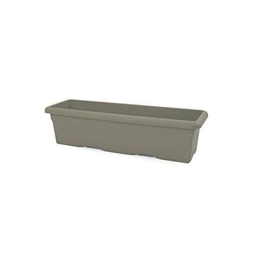 PLASTIKEN Rektangulär planter - 80 X 33 cm - Taupe