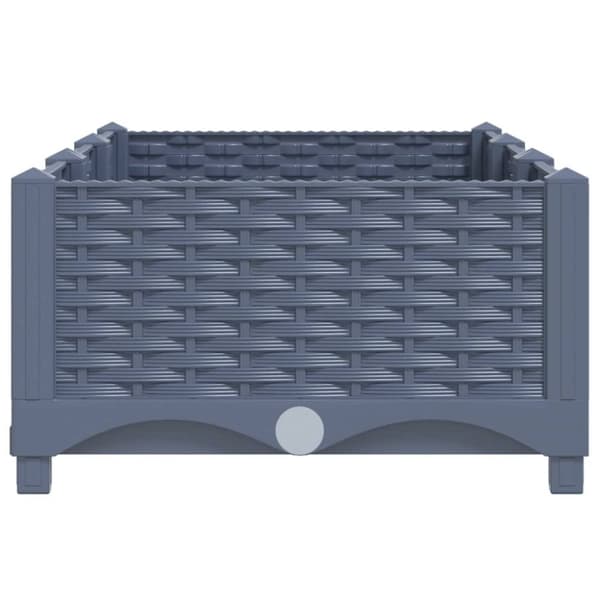 vidaXL højbed 120x40x23 cm polypropylen