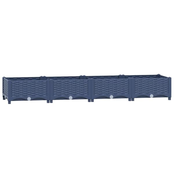 vidaXL højbed 160x40x23 cm polypropylen