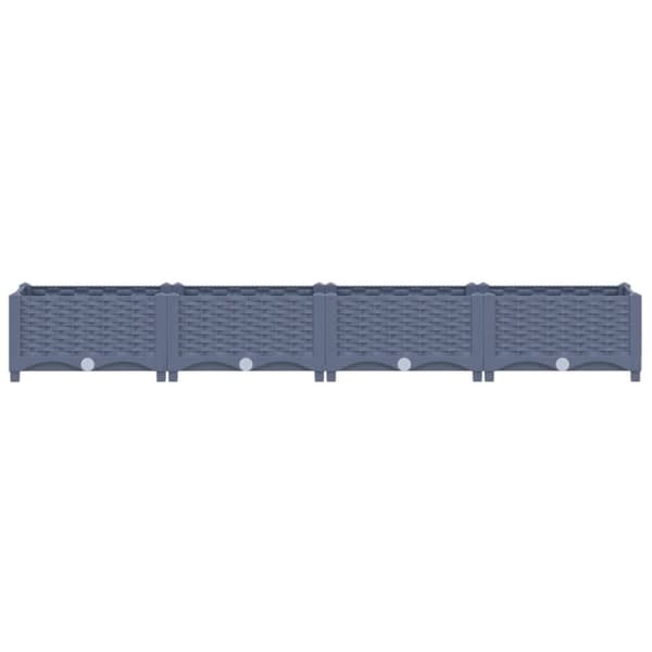 vidaXL højbed 160x40x23 cm polypropylen