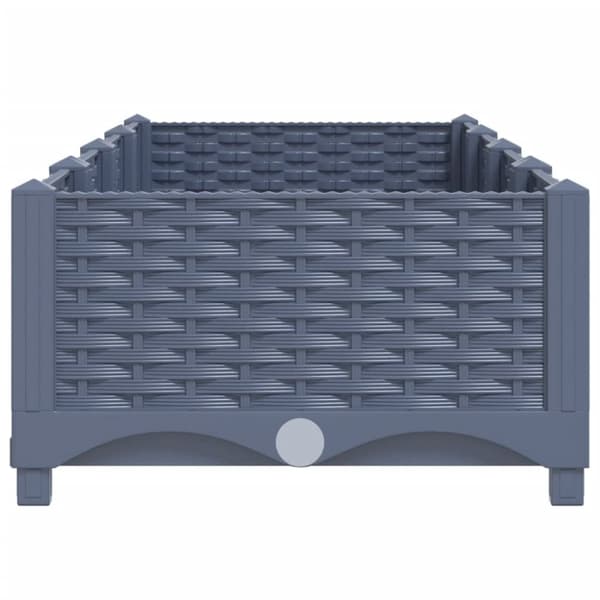 vidaXL højbed 160x40x23 cm polypropylen