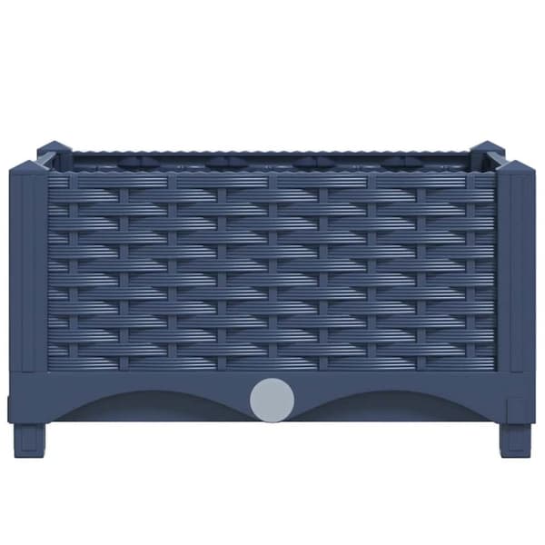 vidaXL højbed 160x40x23 cm polypropylen