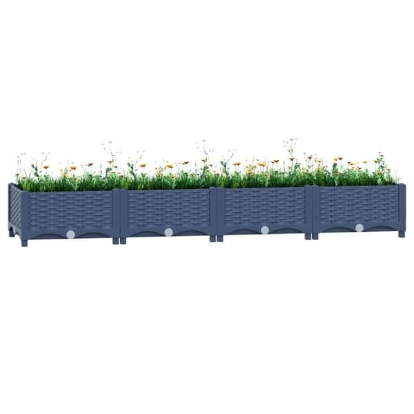 vidaXL højbed 160x40x23 cm polypropylen