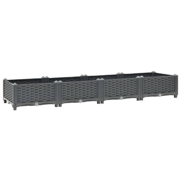 vidaXL højbed 160x40x23 cm polypropylen