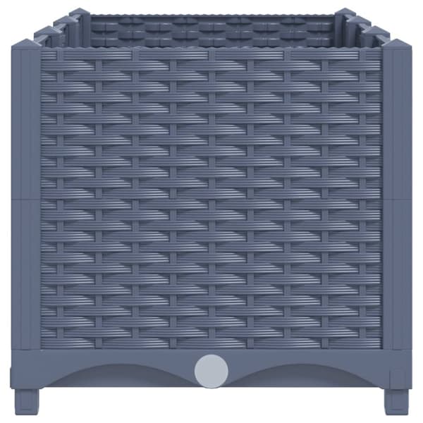 vidaXL højbed 120x40x38 cm polypropylen