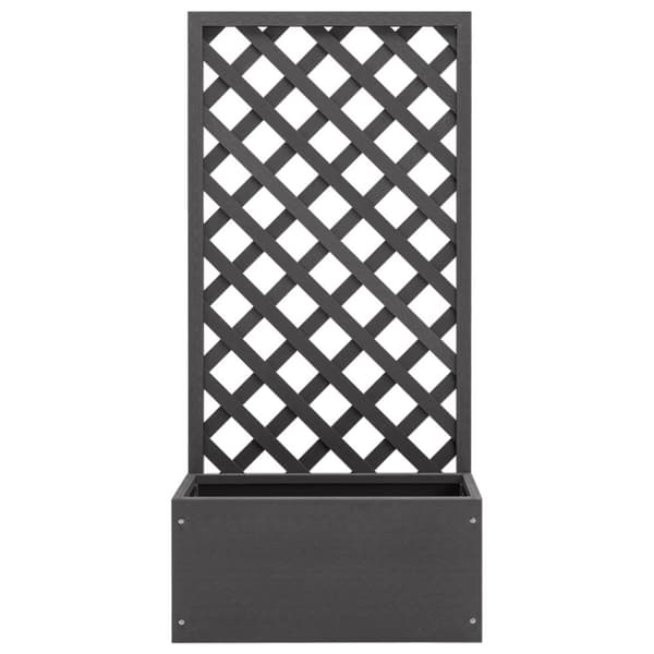 vidaXL plantekasse med espalier 65x30x135 cm WPC