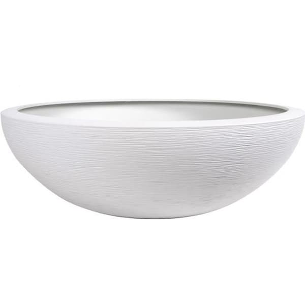 EDA Graphit tvättställskruka Ø59cm - Kapacitet 39L - Cerused vit