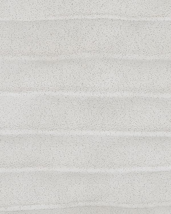 Plantepotte Hvid Polyresin 28 x 28 x 27 cm Firkantet med Detaljerede Riller til både Udendørs- og Indendørsbrug UV-modstandsdygtig