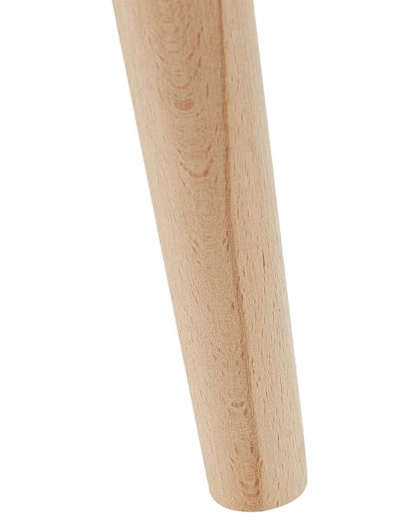 Växtställ Ljusgrå Magnesium Rund Massivträ Bas Boho Hög Kruka