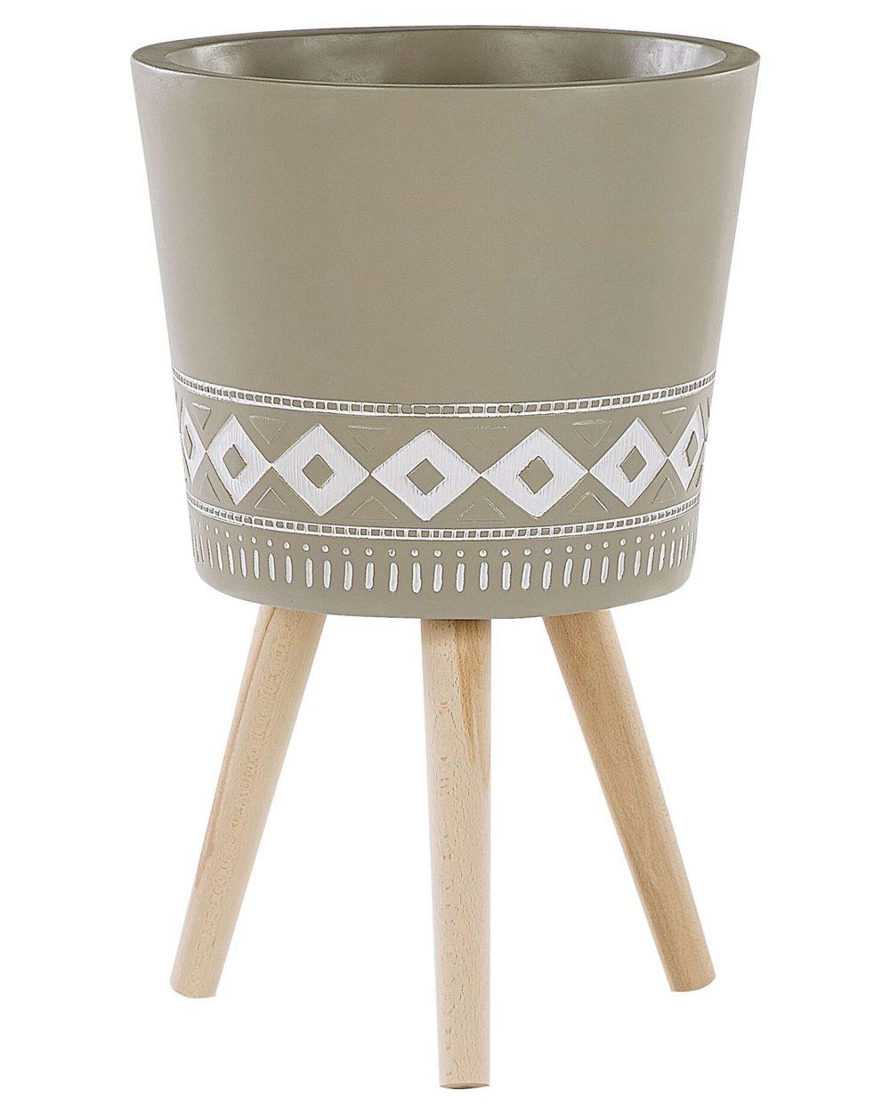 Kruka rund 35 cm taupe ARTA