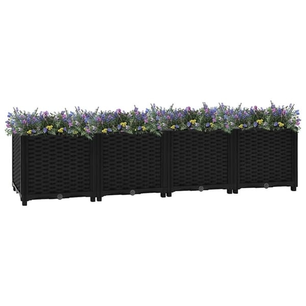 vidaXL højbed 160x40x38 cm polypropylen