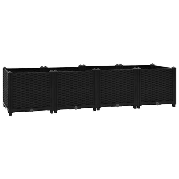 vidaXL højbed 160x40x38 cm polypropylen