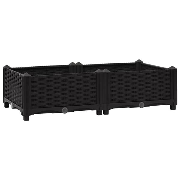 vidaXL højbed 80x40x23 cm polypropylen