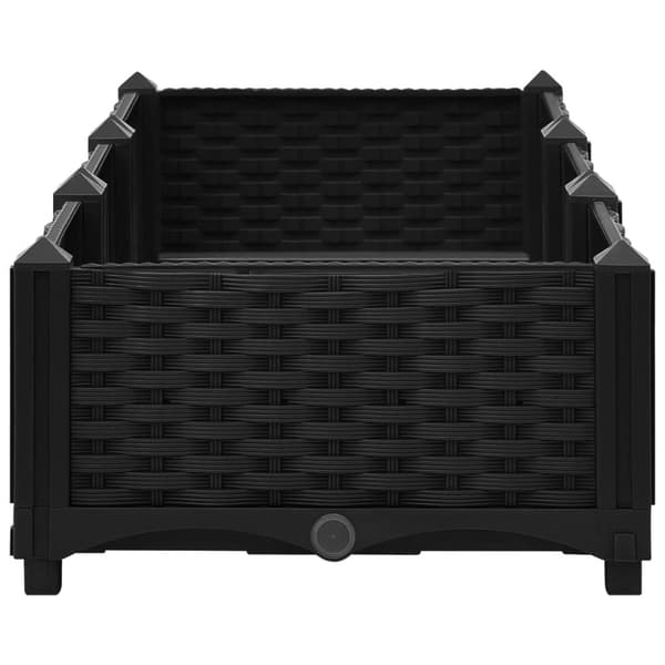 vidaXL højbed 120x40x23 cm polypropylen