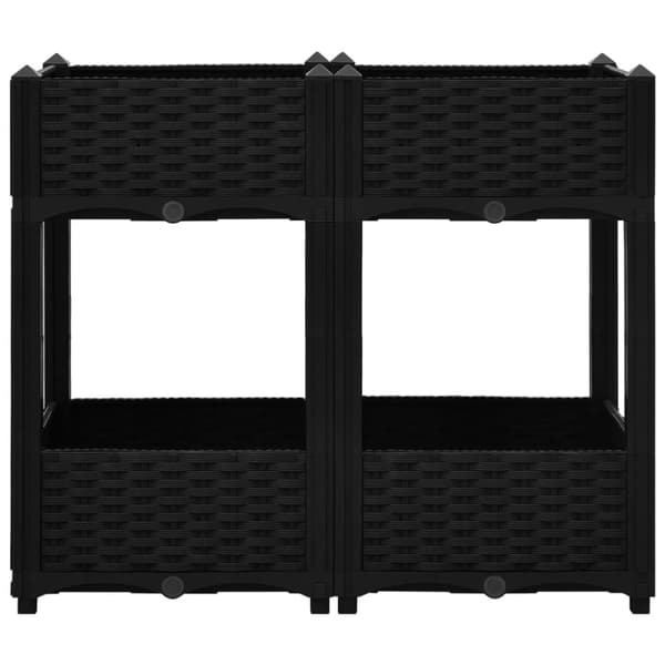 vidaXL højbed 80x40x71 cm polypropylen