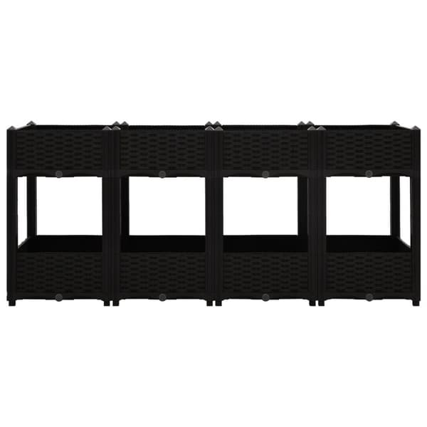 vidaXL højbed 160x40x71 cm polypropylen
