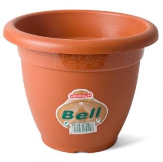 blomkruka 18 x 13,5 cm brun