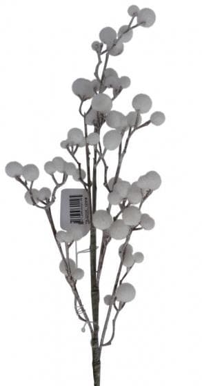 juldekoration julgran 67 cm vit/brun