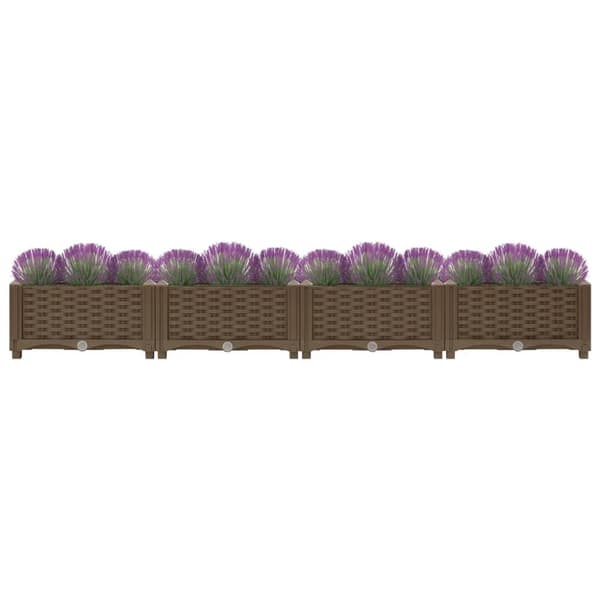 vidaXL højbed 160x40x23 cm polypropylen