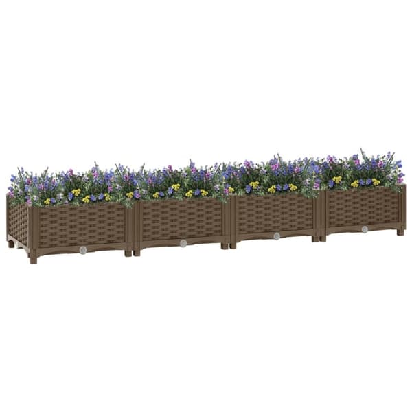 vidaXL højbed 160x40x23 cm polypropylen