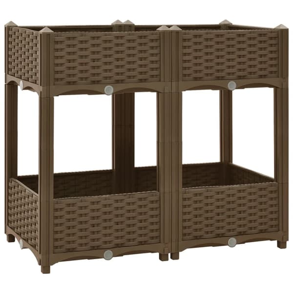 vidaXL højbed 80x40x71 cm polypropylen