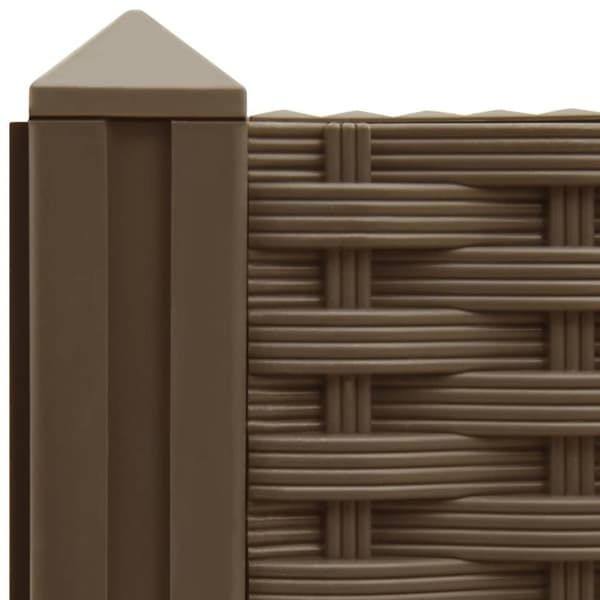 vidaXL højbed 80x40x71 cm polypropylen