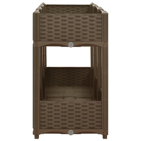 vidaXL højbed 120x40x71 cm polypropylen