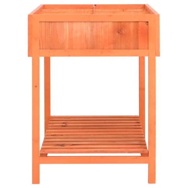 vidaXL Odlingslåda för örter 80x60x80 cm massivt granträ