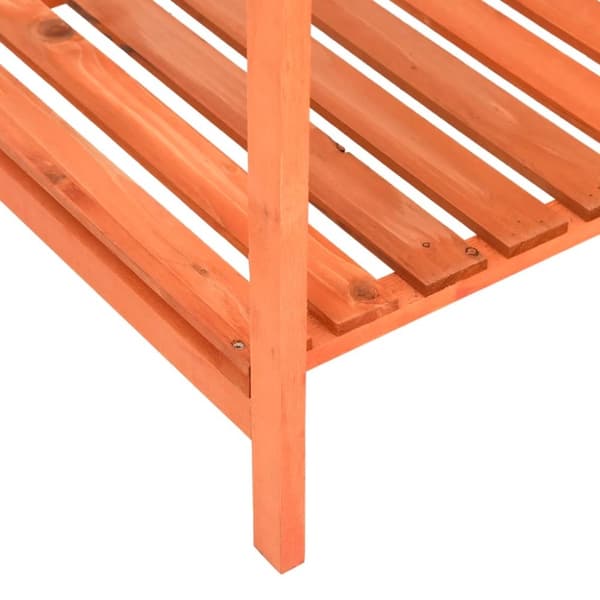 vidaXL Odlingslåda för örter 80x60x80 cm massivt granträ