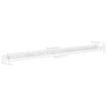 Miniatyrbillede 6 af 6: vidaXL gabion-højbed 450x30x10 cm galvaniseret stål