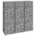 Miniatyrbilde 1 av 6: vidaXL idaXL Gabion høybed 3 stk 30x30x100 cm jern