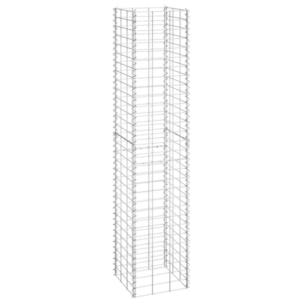 vidaXL Gabion høybed 3 stk 30x30x150 cm jern