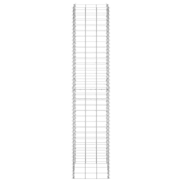 vidaXL Gabion høybed 3 stk 30x30x150 cm jern