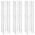 Miniatyrbilde 2 av 6: vidaXL Gabion høybed 3 stk 30x30x150 cm jern