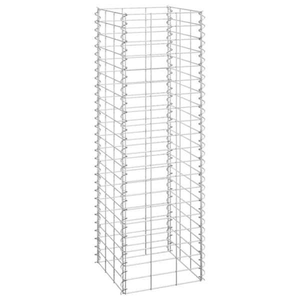 vidaXL Korotetut kivikorit 3 kpl 30x30x100 cm rauta