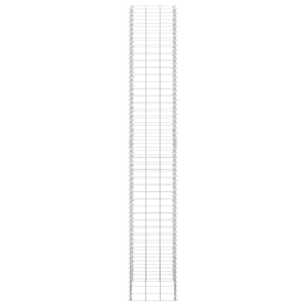 vidaXL gabion-højbede 3 stk. 30x30x200 cm jern