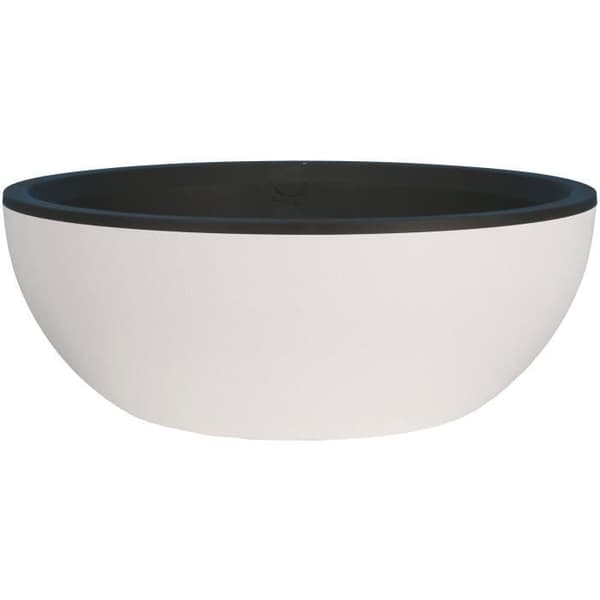 RIVIERA - Blomkrukskärare - granit D40 - vit
