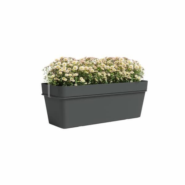 ARTEVASI - Kit balkongkruka capri re 50cm v2 antracit 50,2 x 28,5 x h20 cm - 1,45l