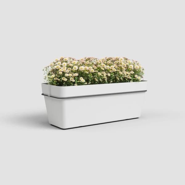 ARTEVASI - Kit balkongkruka capri re 50cm v2 vit 50,2 x 28,5 x h20 cm - 1,45l
