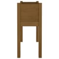 Pikkukuva 5 / 9: vidaXL Puutarhan kukkalaatikko hunajanruskea 70x31x70 cm täysi mänty