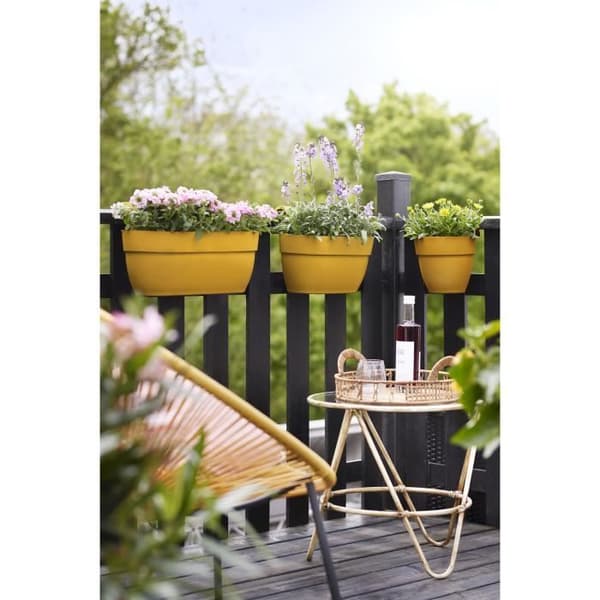 ELHO - Blomkruka - Vibia Campana Easy Hanger Large - Honungsgul - Utebalkong - L 24,1 x B 46 x H 26,5 cm