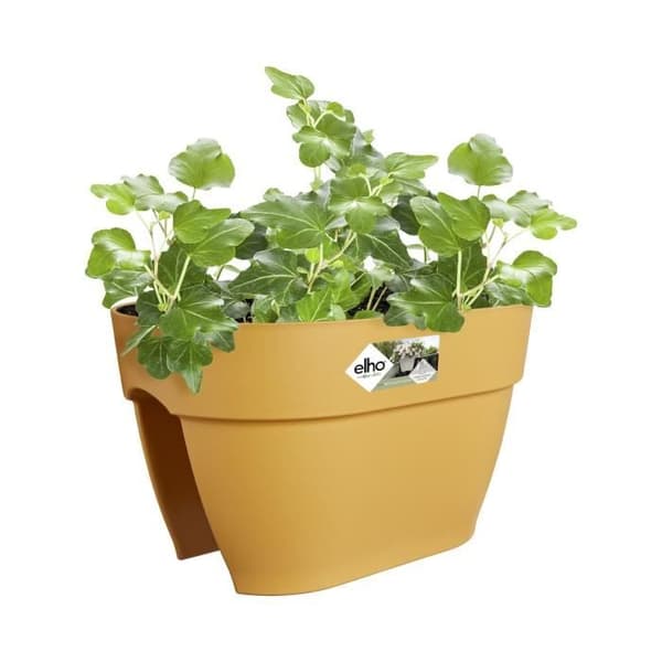 ELHO - Blomkruka - Vibia Campana Flower Bridge 40 - Honungsgul - Utebalkong - L 26 x B 39 x H 22 cm