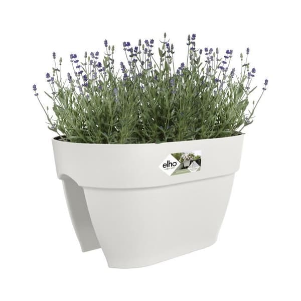 ELHO - Blomkruka - Vibia Campana Flower Bridge 40 - Sidenvit - Utebalkong - L 26 x B 39 x H 22 cm