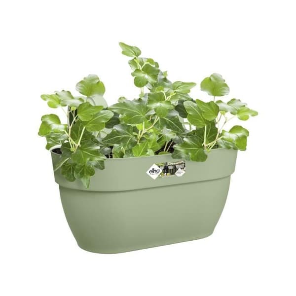 ELHO - Blomkruka - Vibia Campana Easy Hanger Medium - Pistaschgrön - Utebalkong - L 24,1 x B 36 x H 26,5 cm