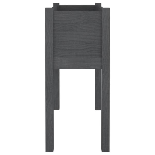 vidaXL plantekasser 2 stk. 70x31x70 cm massivt fyrretræ grå
