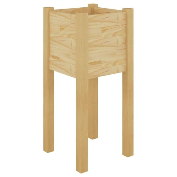 vidaXL Odlingslåda 31x31x70 cm massiv furu