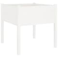 Miniatyrbilde 5 av 9: vidaXL Plantekasser 2 stk hvit 70x70x70 heltre furu