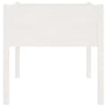Miniatyrbilde 6 av 9: vidaXL Plantekasser 2 stk hvit 70x70x70 heltre furu