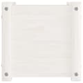 Miniatyrbilde 7 av 10: vidaXL Plantekasser 2 stk hvit 31x31x31 cm heltre furu